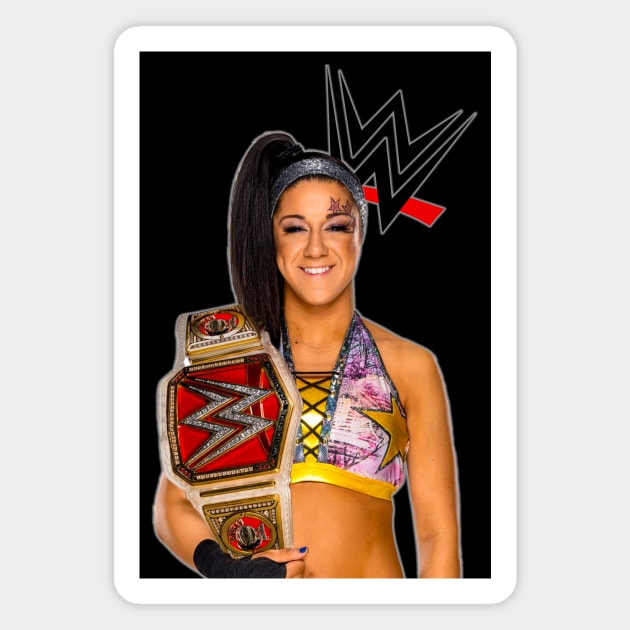 WWE Bayley Magnet by NTBPrints